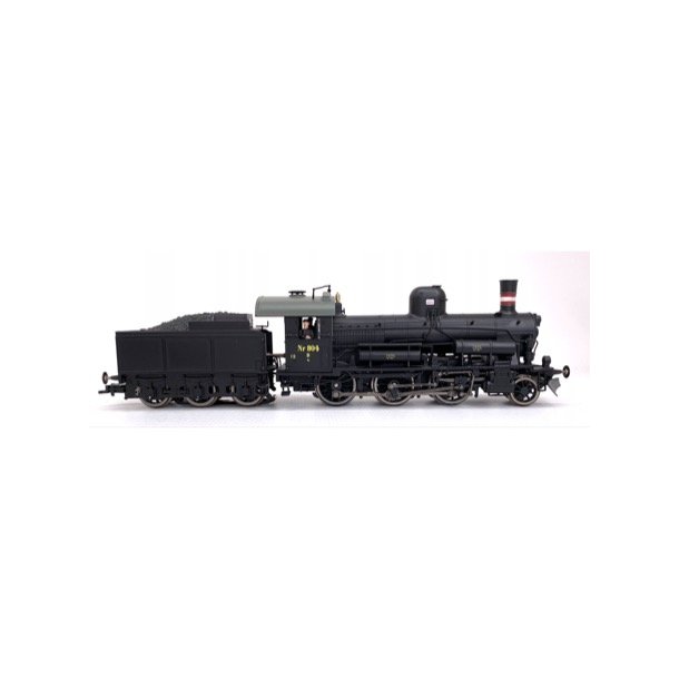 Dansk DSB Litra D damplokomotiv (m�rket "Nr. 826") i skala 1:87 (H0), som er produceret af Hobbytrade. med lyd og digital