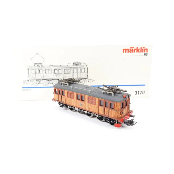 M�rklin H0 3170 elektrisk lokomotiv elektrisk lokomotiv "tr�lokomotiv" Litt D BR 109 SJ/original emballage analog