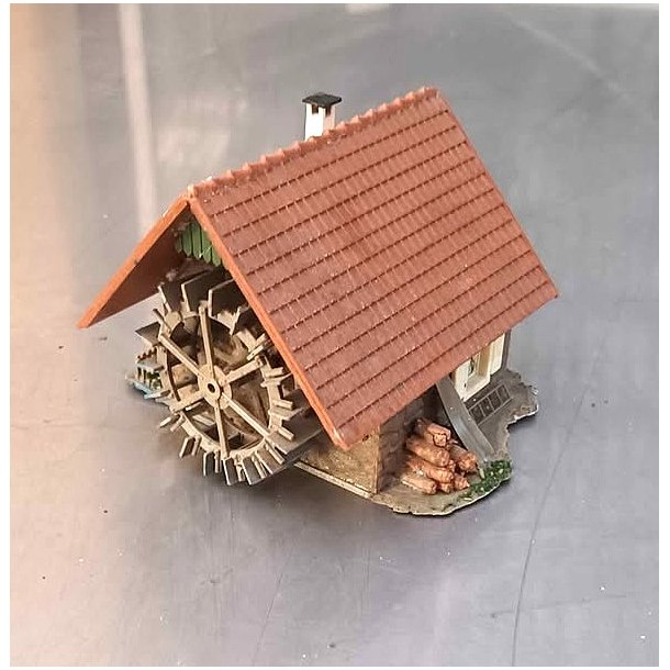 Modelhus 1:87 m�lle med el