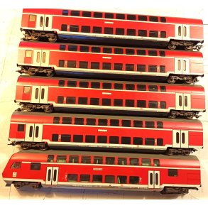 5 stk Dobbeltd�kker vogne