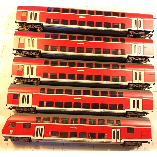 5 stk Dobbeltd�kker vogne